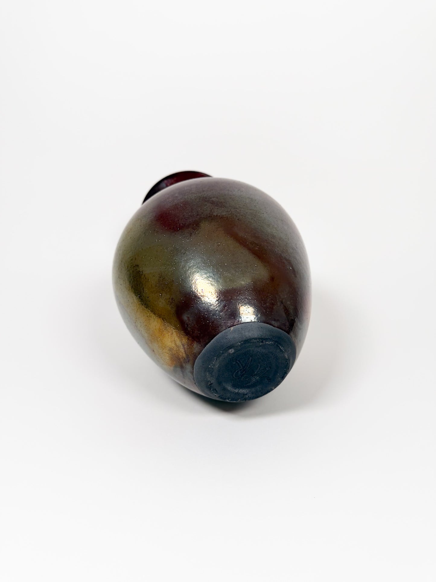 Handmade Raku Vase