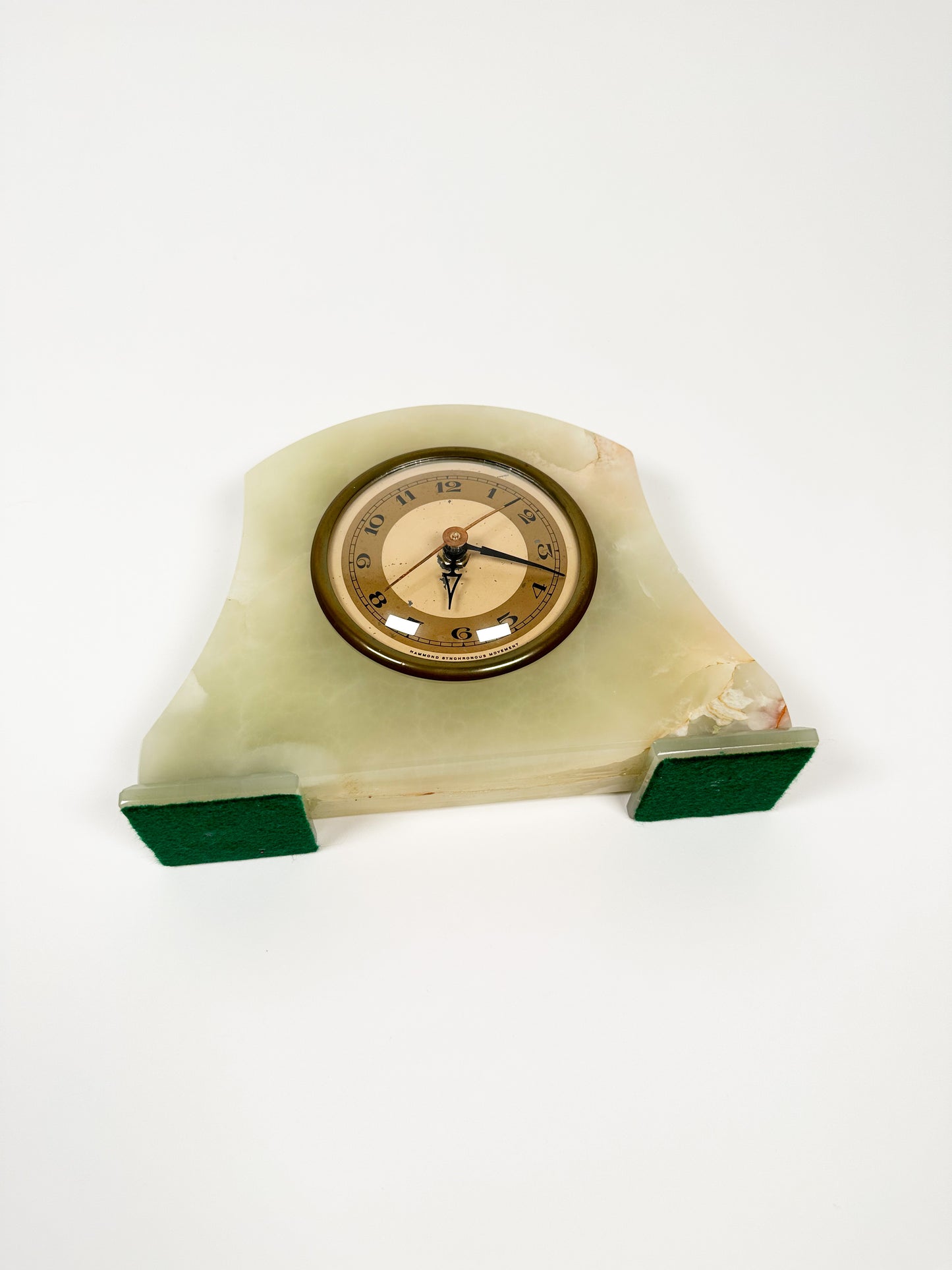 Vintage Art Deco Onyx Clock