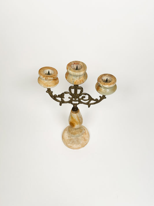 Vintage Onyx Candelabra