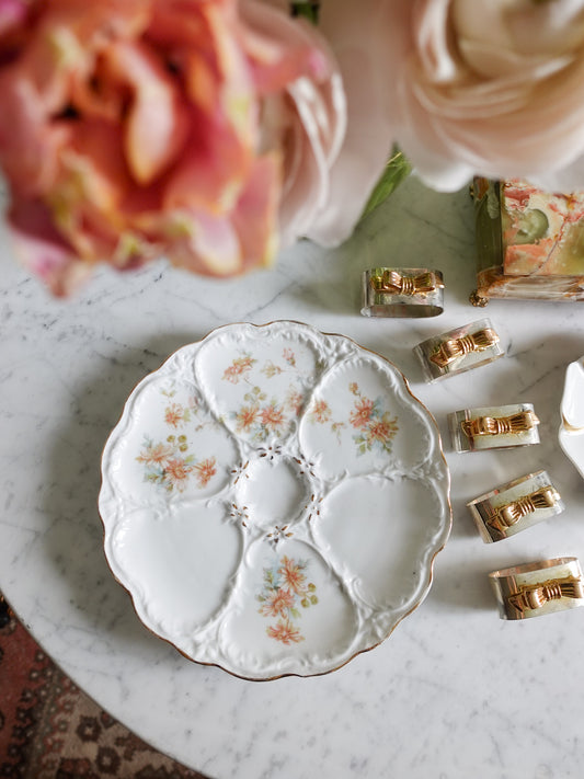 Vintage German Oyster Plate