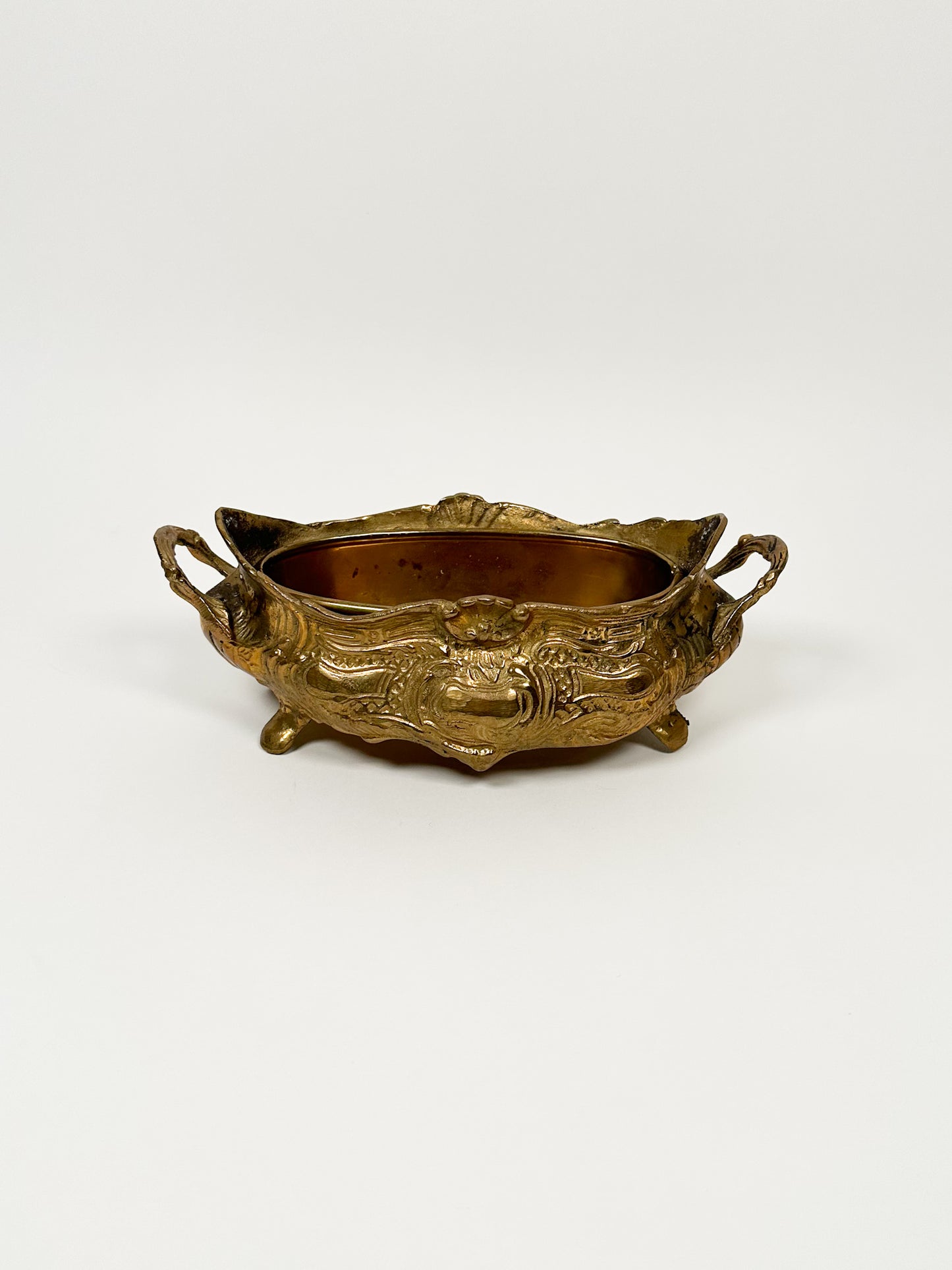 Vintage Brass Jardiniere