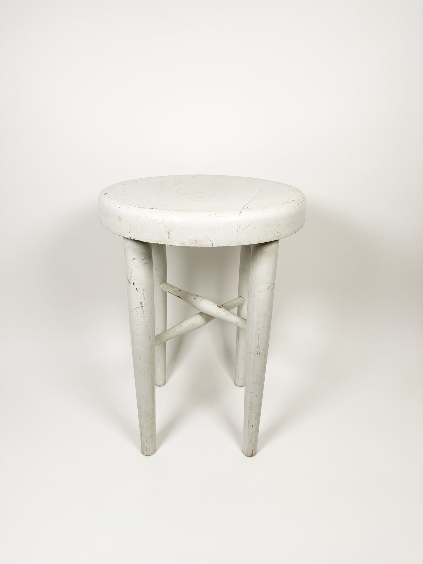 Vintage Handmade Wood Stool