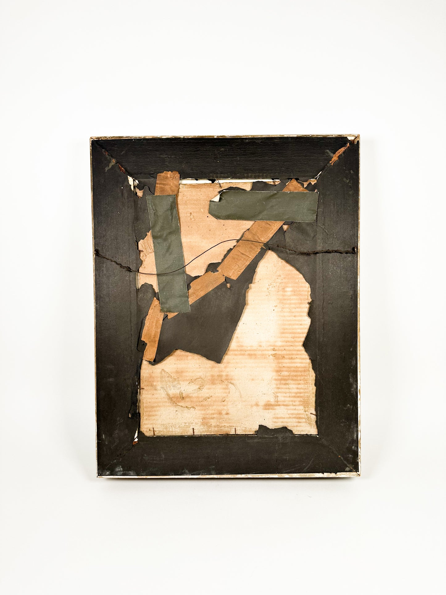 Antique Original Fall Forest Painting