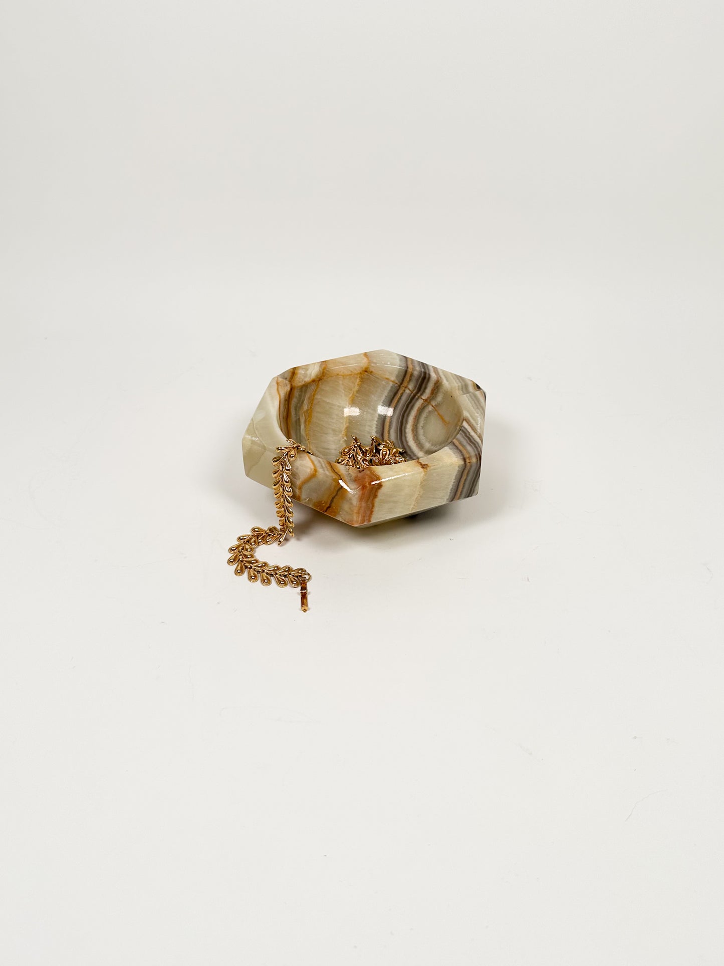 Striped Stone Tray
