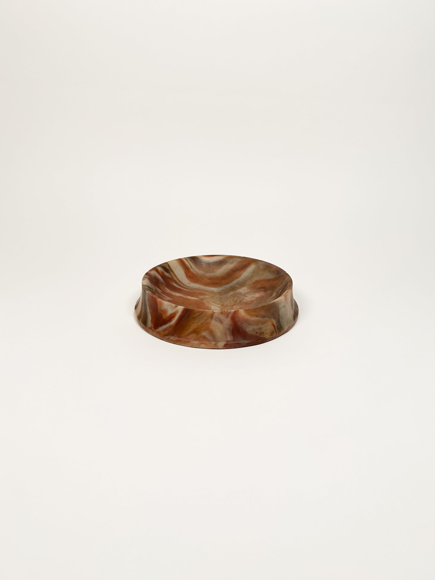 Round Incolay Stone Tray