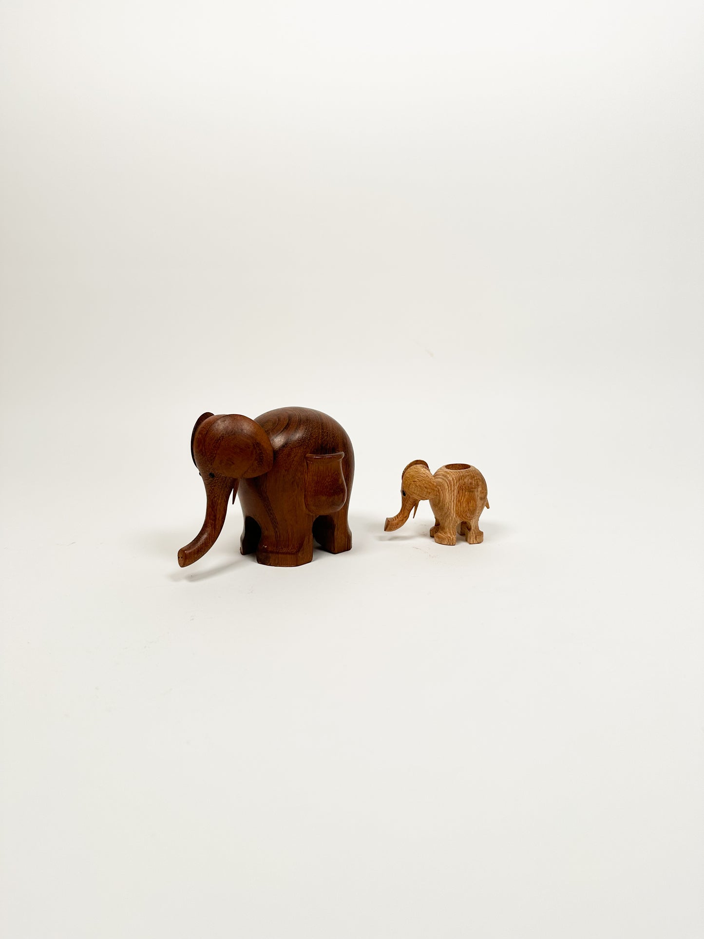Mid Centurty Wood Elephants