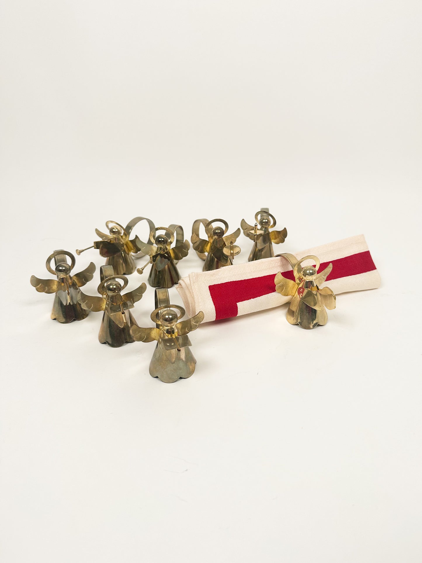 Gold Angel Napkin Rings