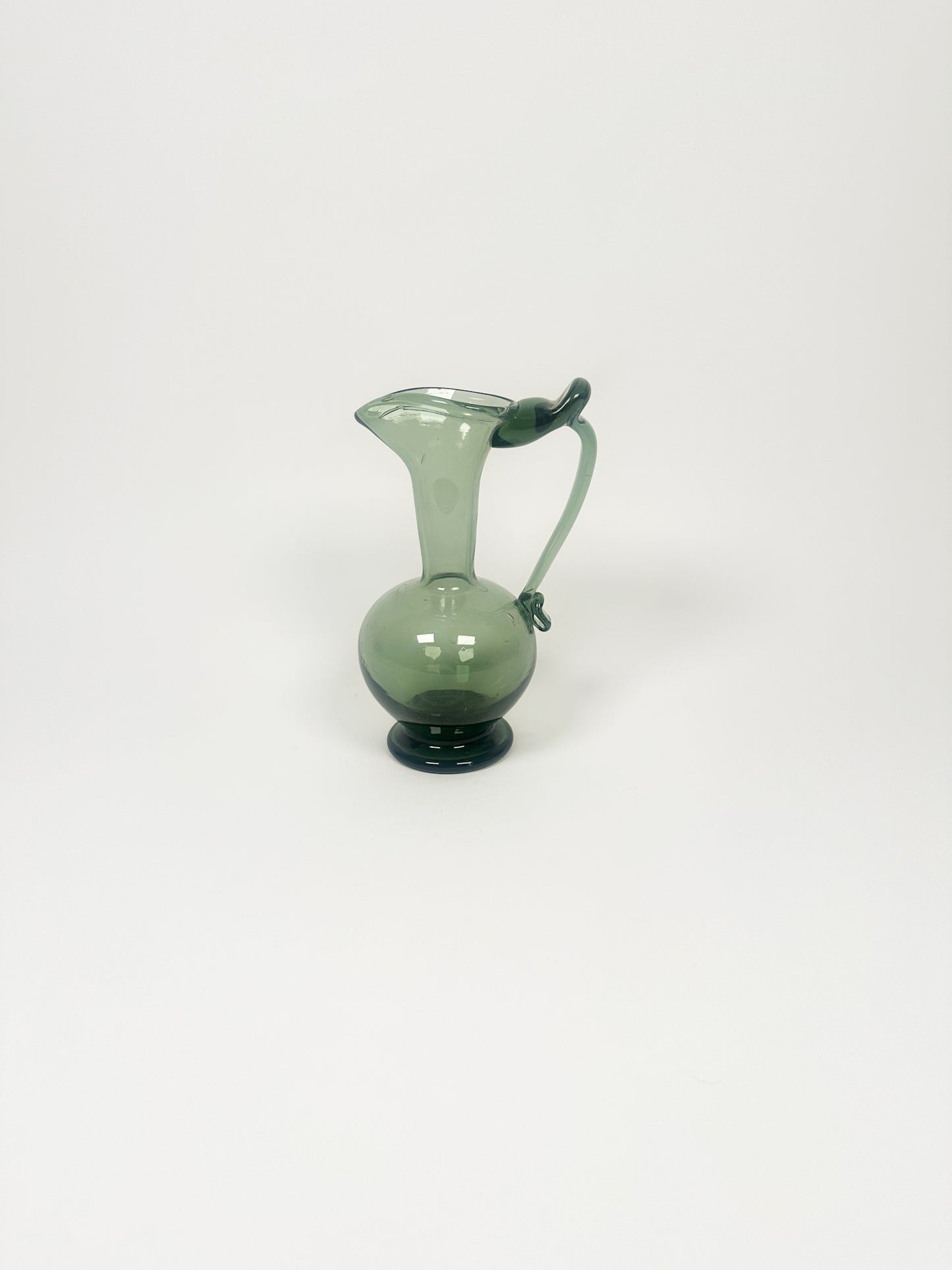 Hand Blown Glass Pitcher