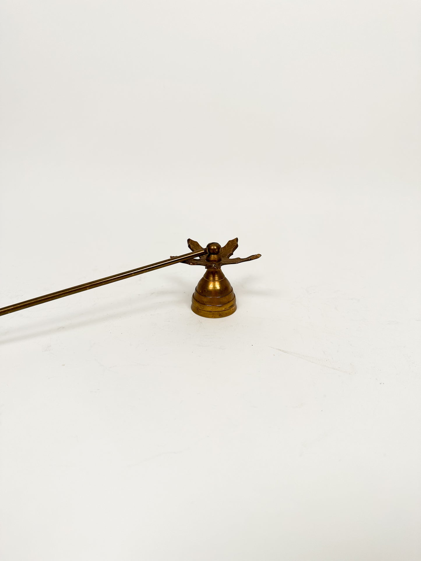 Brass Holly Candle Snuffer