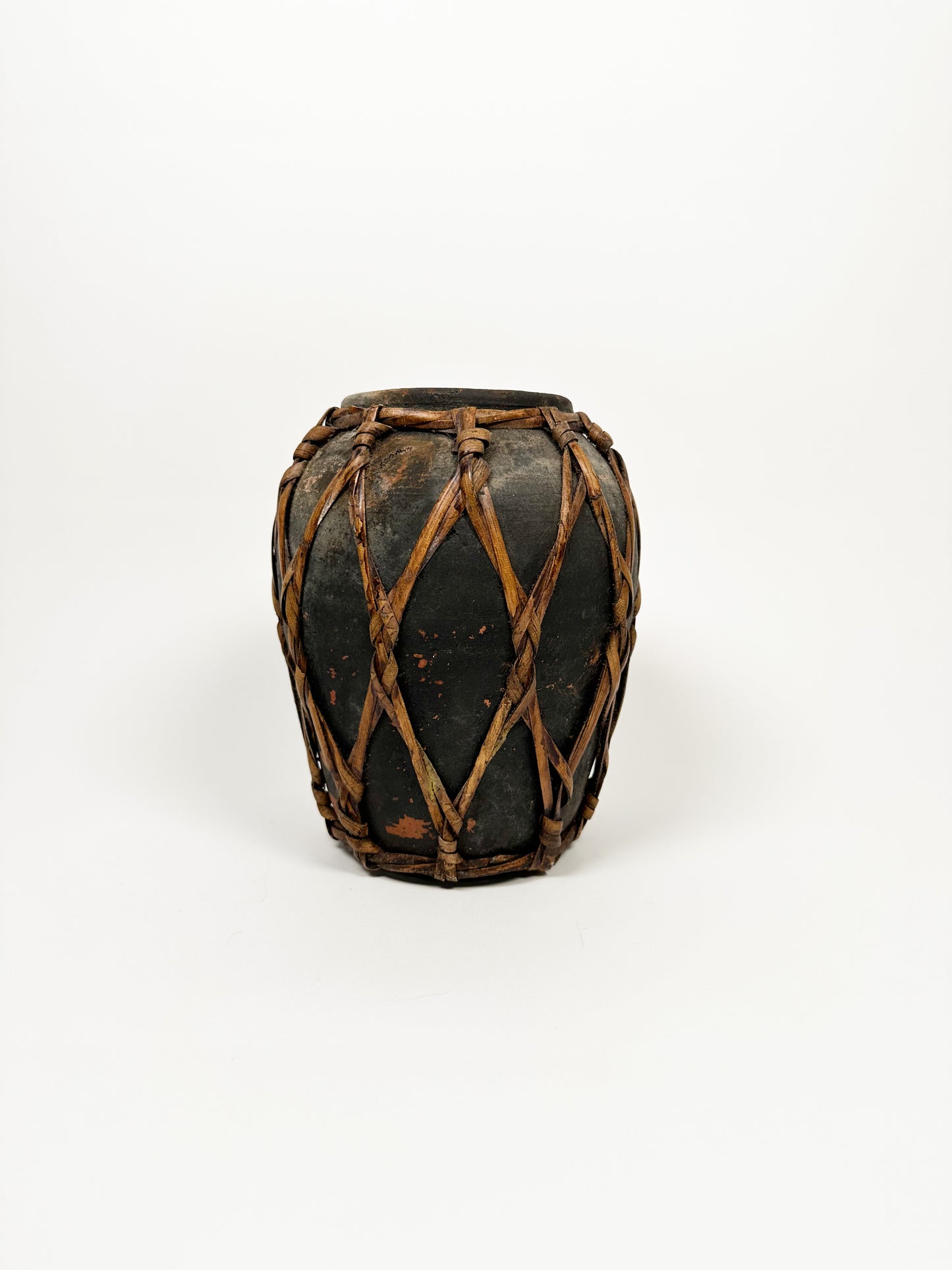 Weather & Worn Black Vessel