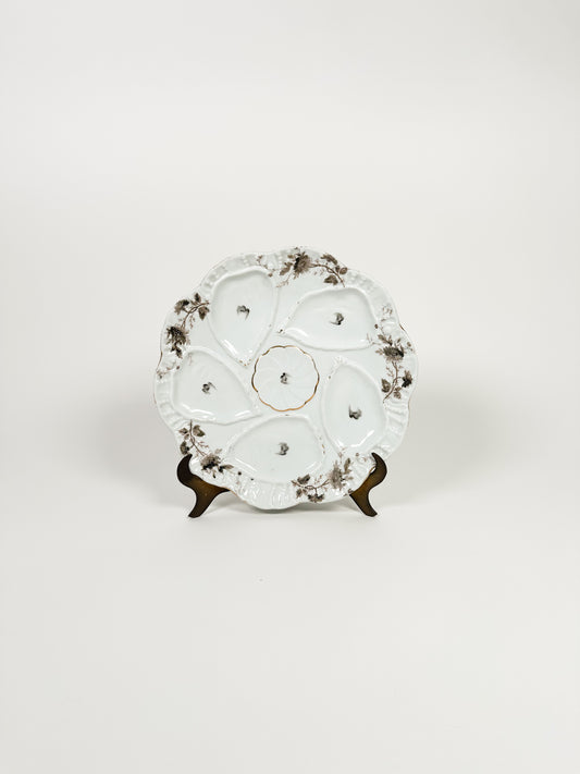 Antique Mark & Gutherz Carlsbad Austria Oyster Plate