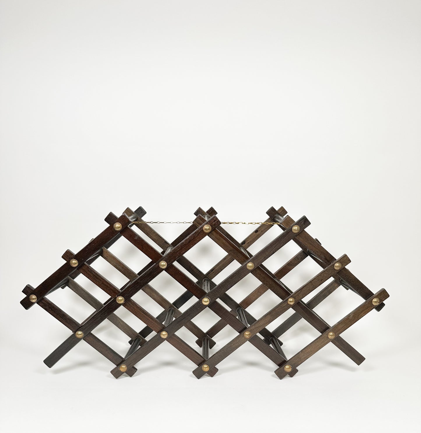 Vintage Wood Wine Rack