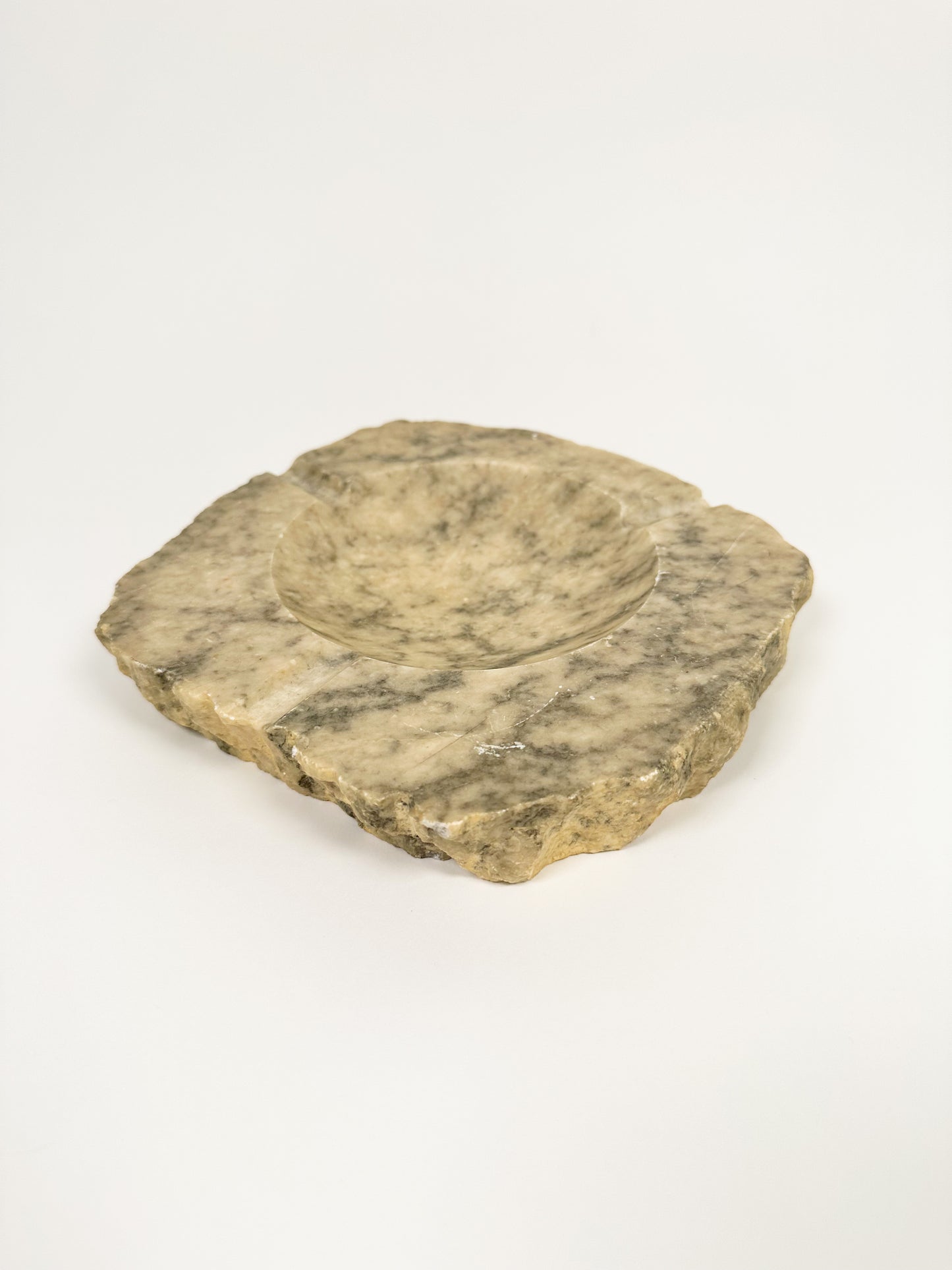 Large Italian Marble Ashtray