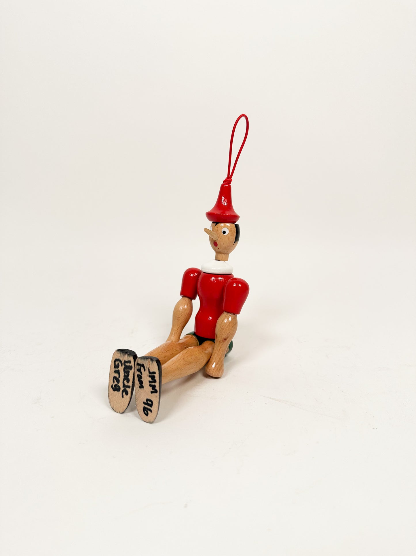 Vintage Handmade Wood Ornament
