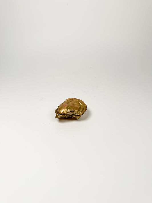 Vintage Pewter Gold Oyster