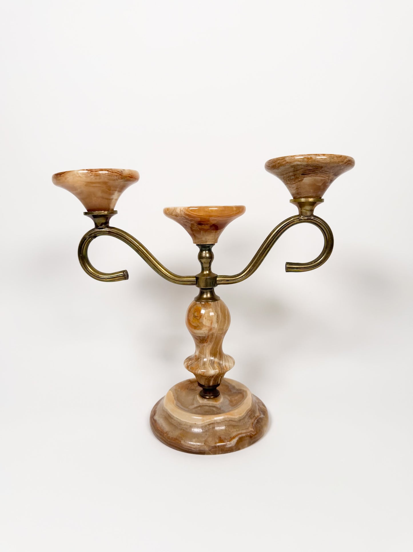 Vintage Onyx Candelabra