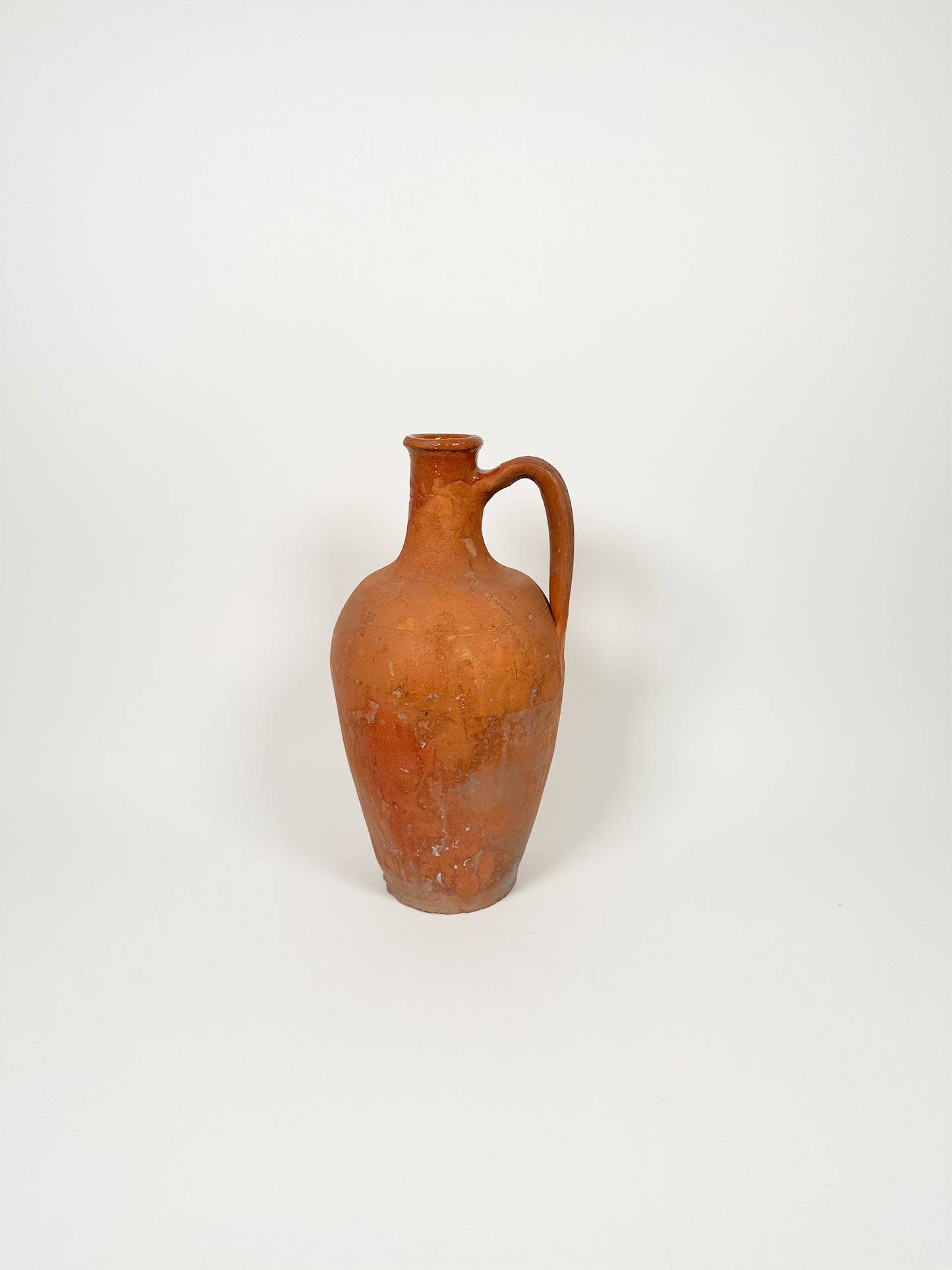 Antique Clay Handled Vessel