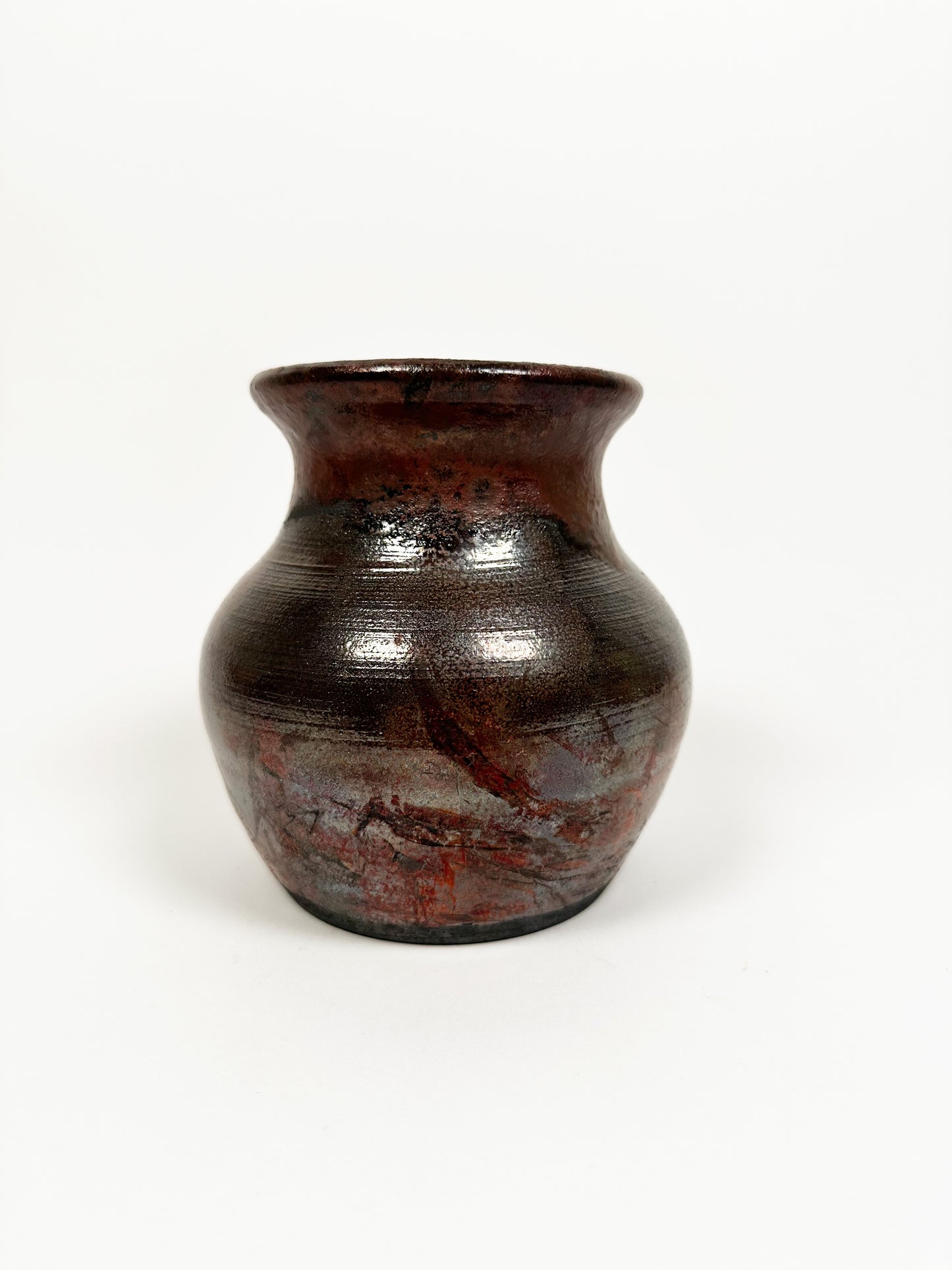 Handmade Burgundy Vessel