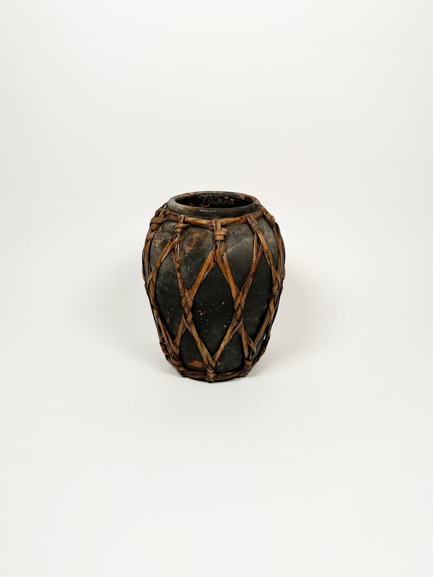 Weather & Worn Black Vessel
