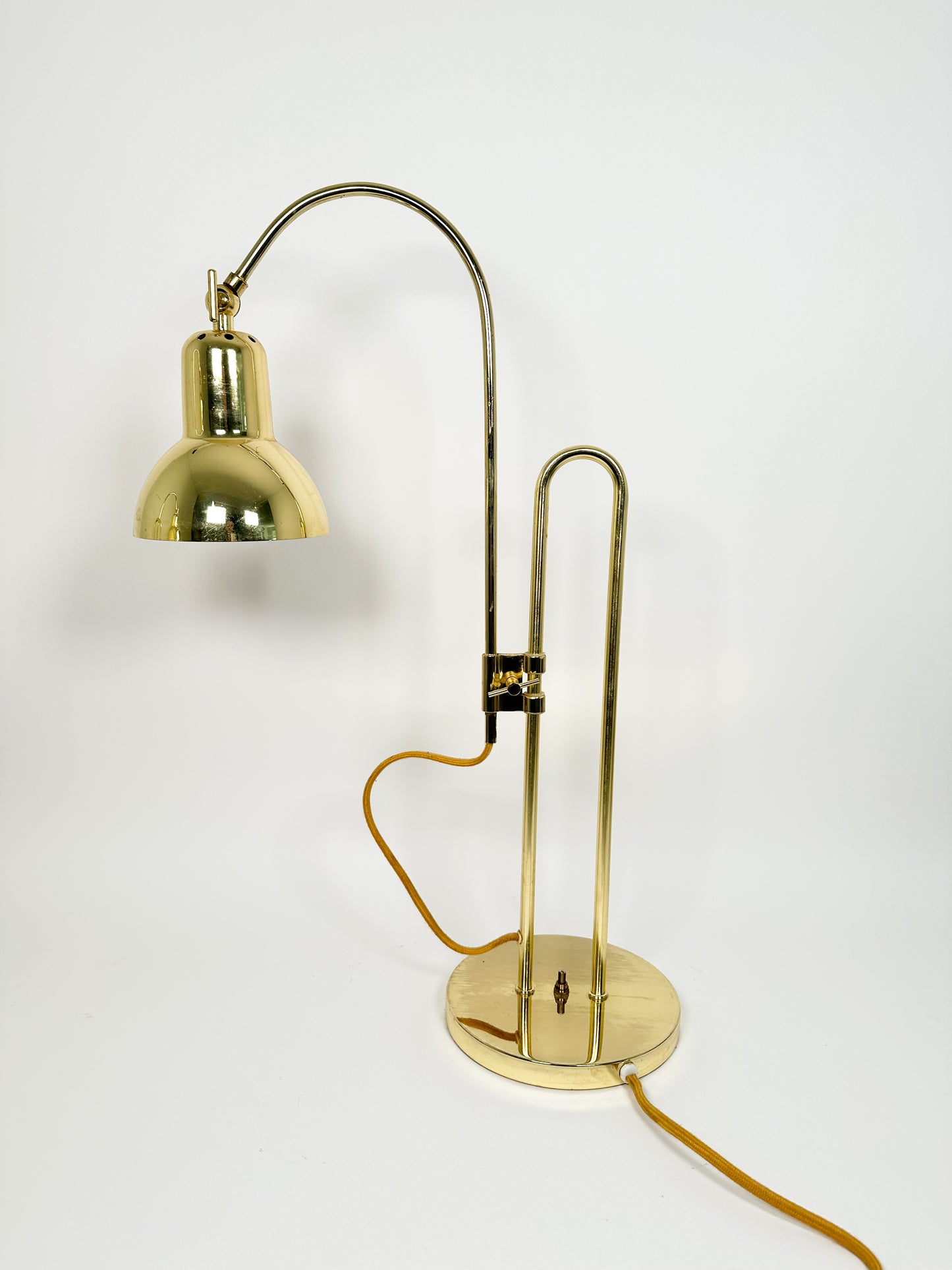 Large Gold Lamp Set