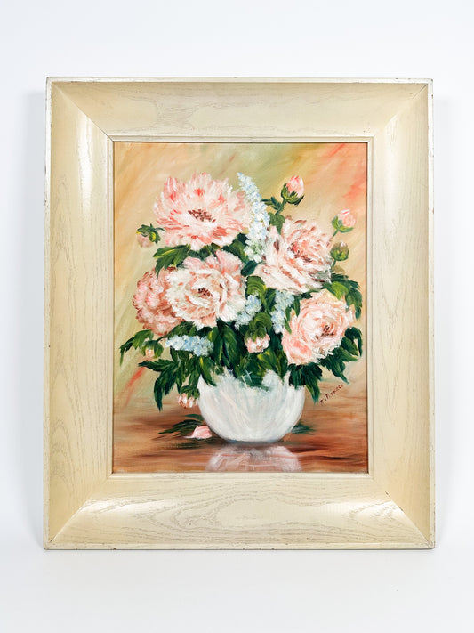 Large Oil Floral Painting