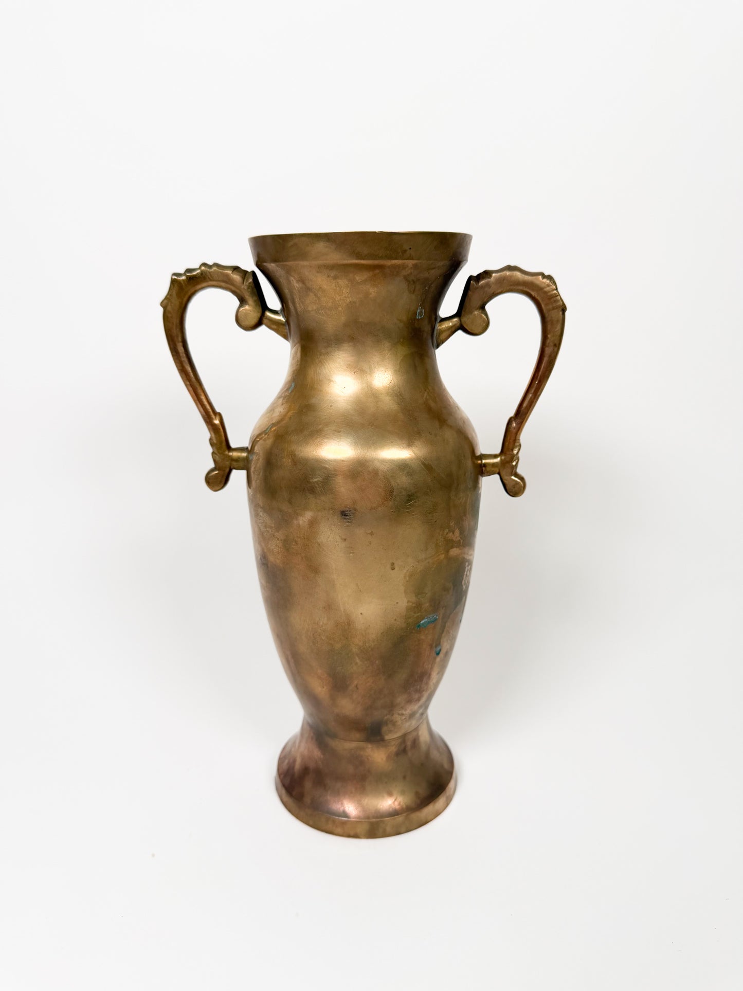 Vintage Brass Handled Vessel