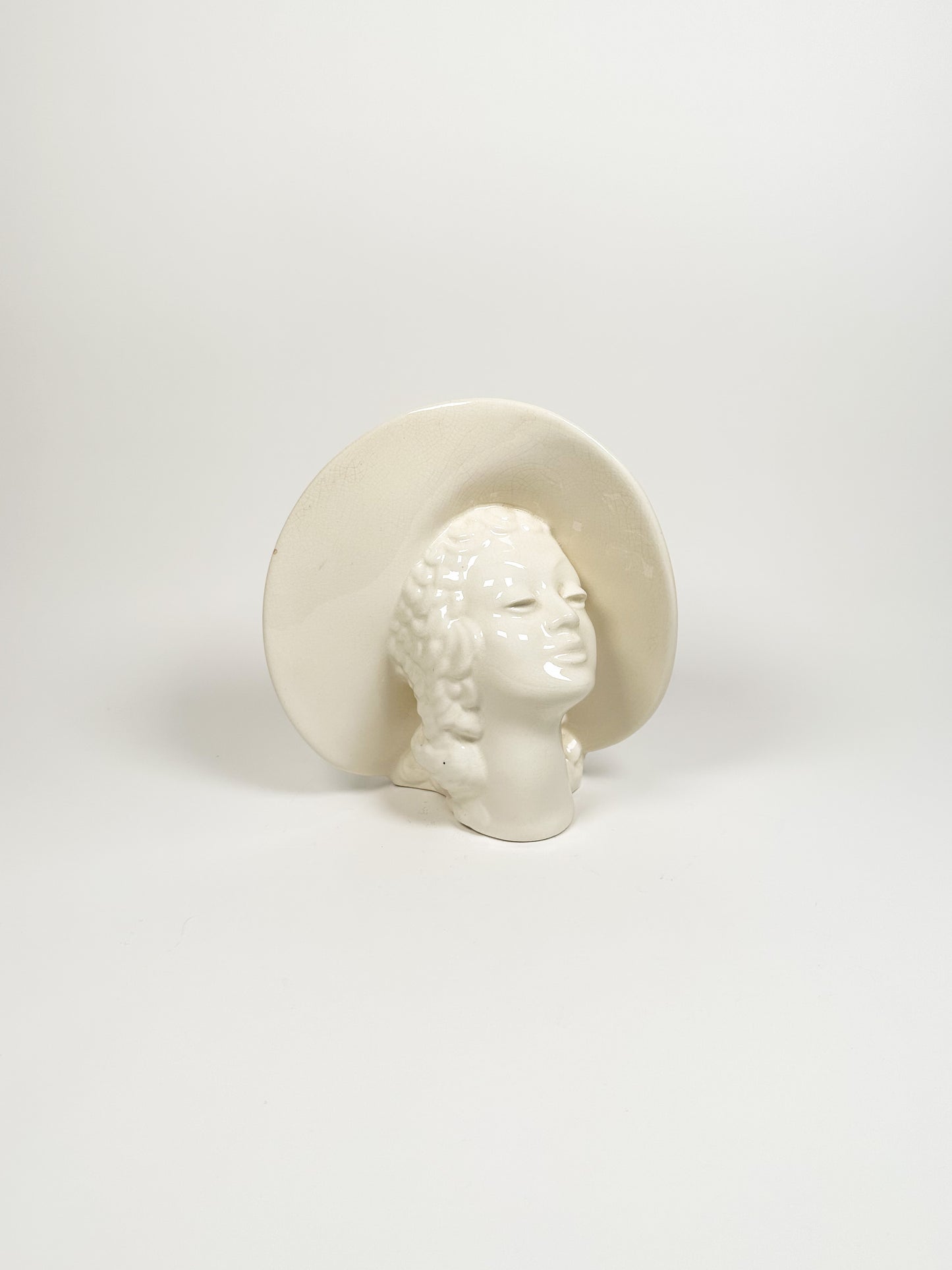 Vintage Woman Head Vase