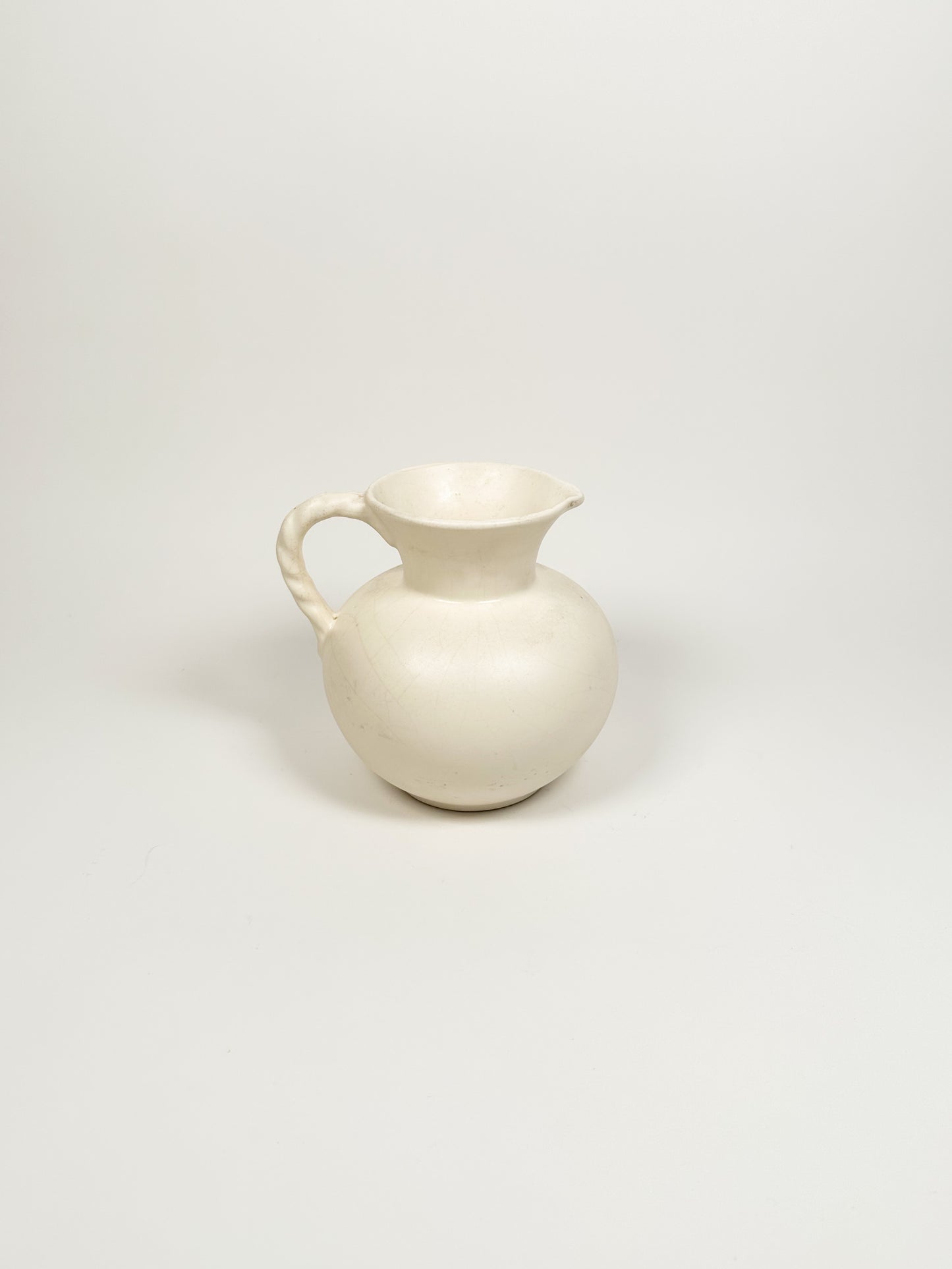 Petite White Pitcher