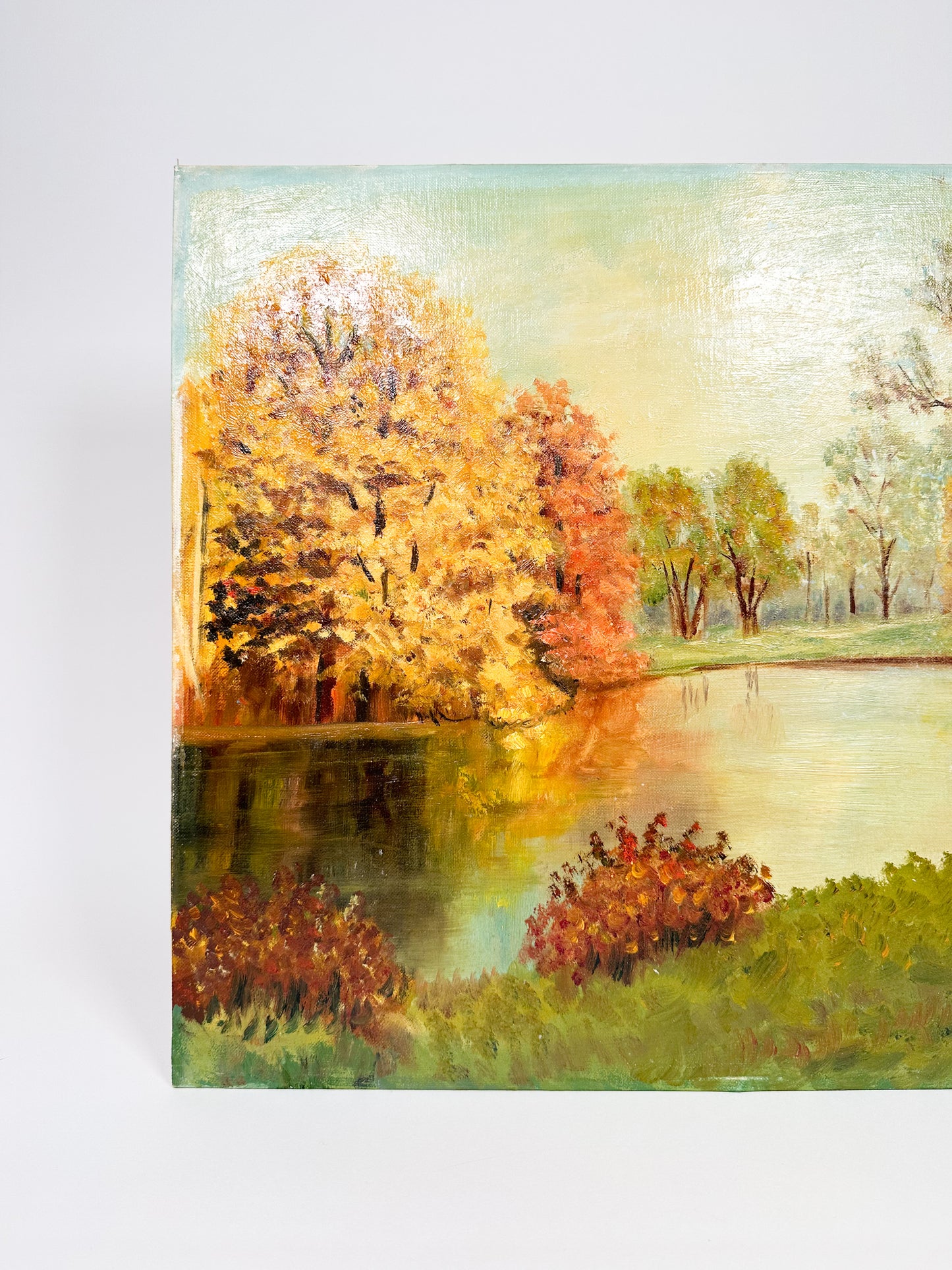 Original Fall Painting on Canvas