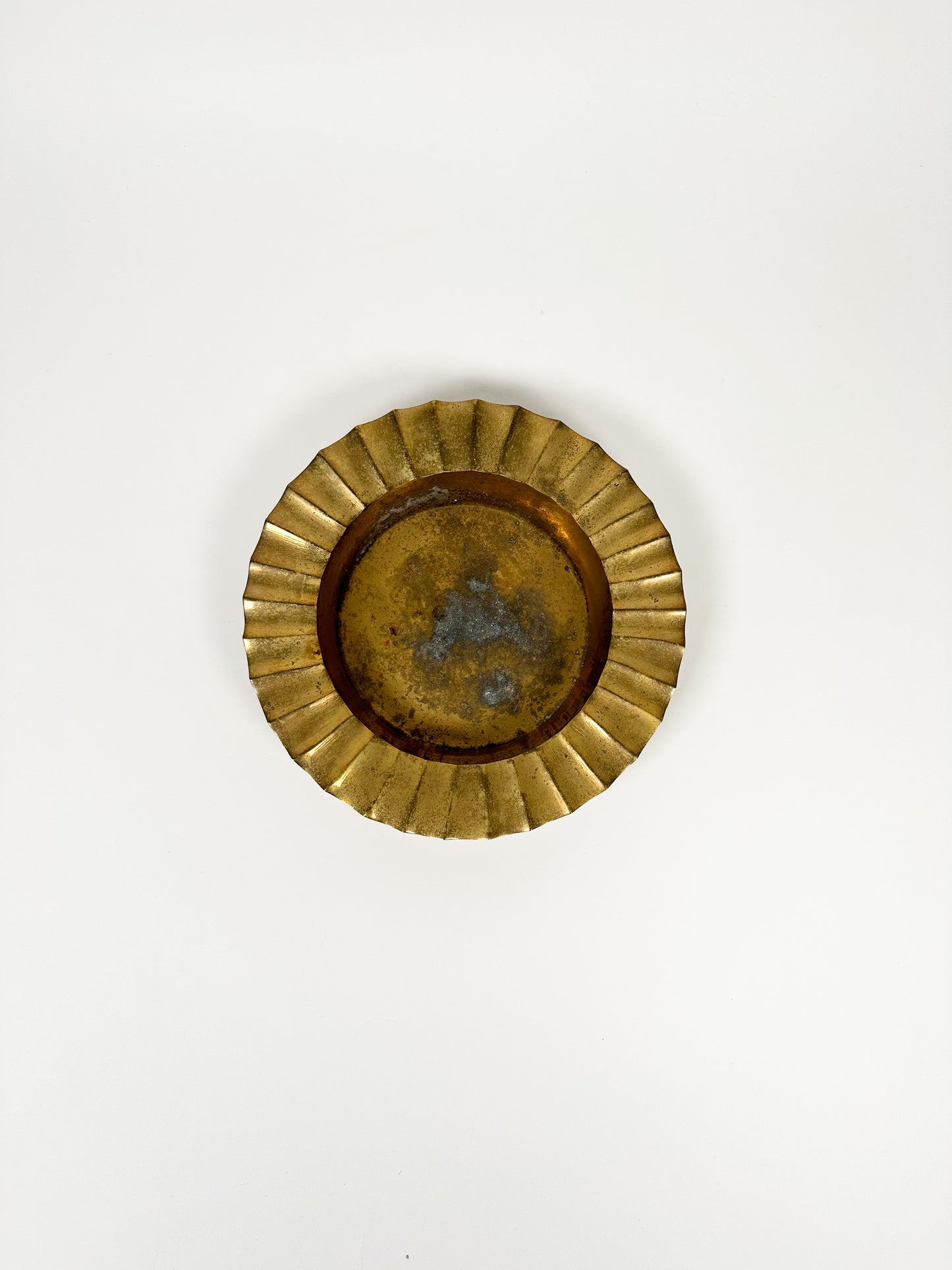 Sunburst Brass Tray