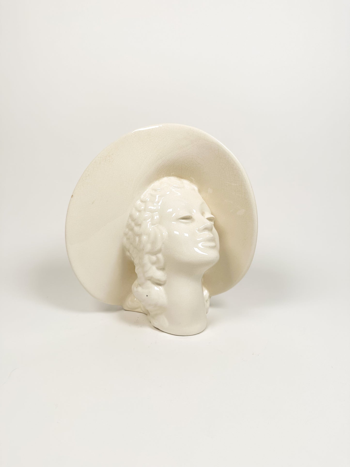Vintage Woman Head Vase