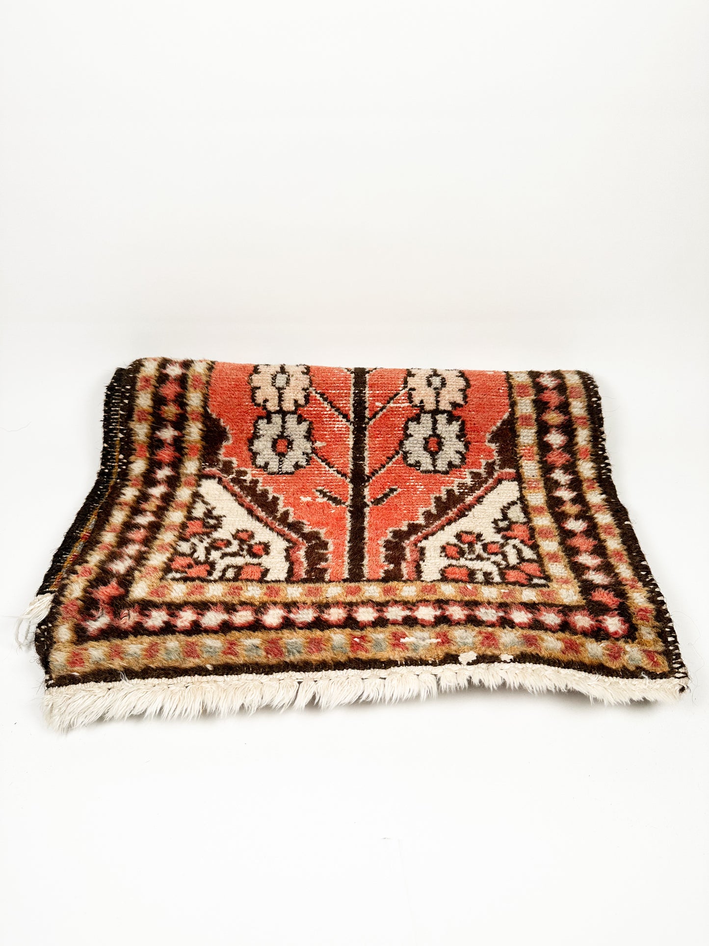 Vintage Woven Runner Rug - 5’ x 2.5’