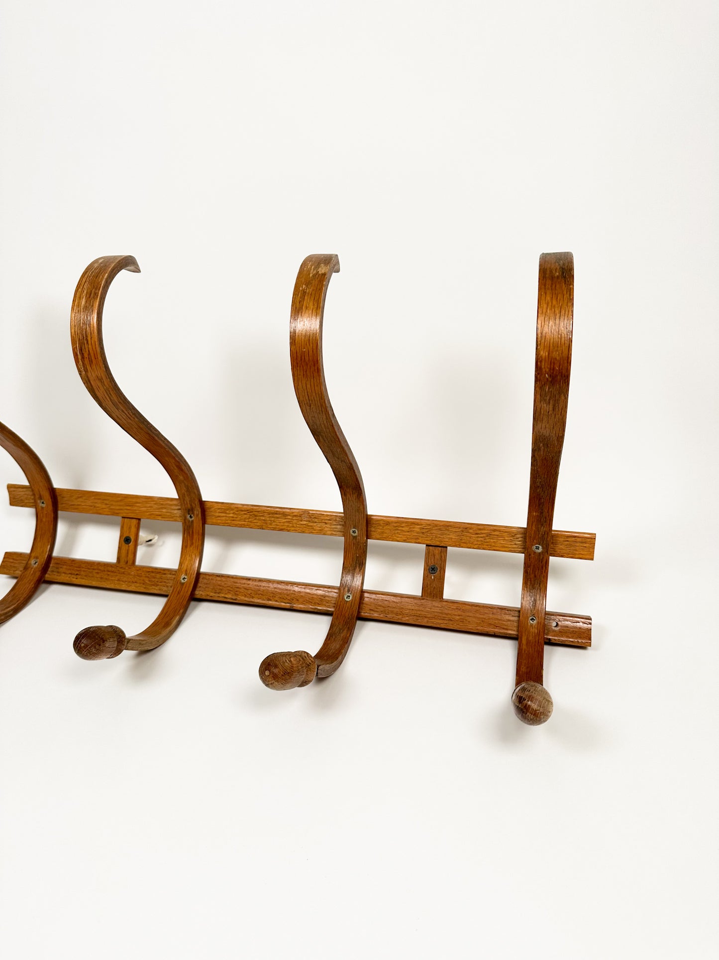 Vintage Bentwood Wall Hook Rack