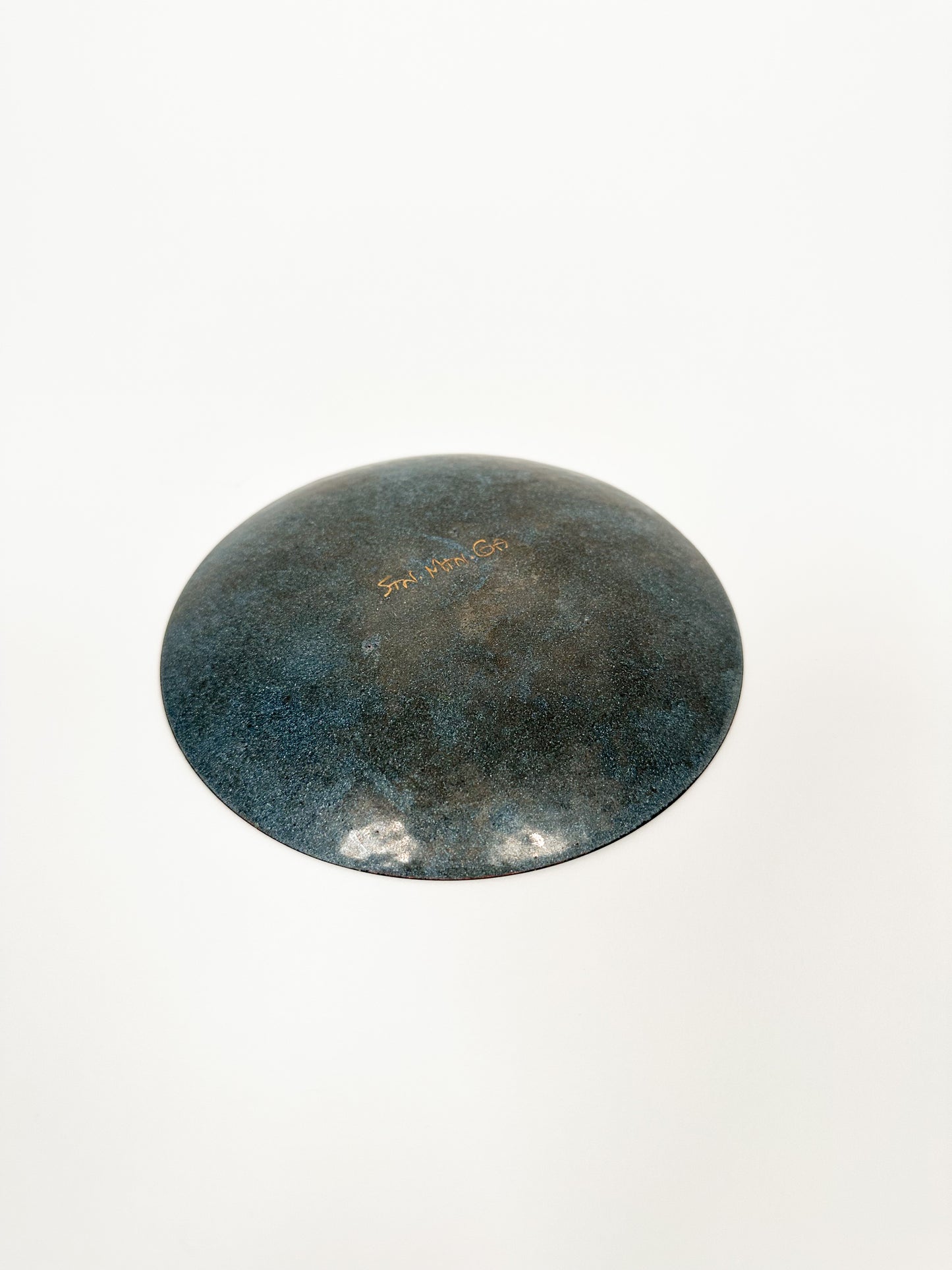 Enamel Floral Tray