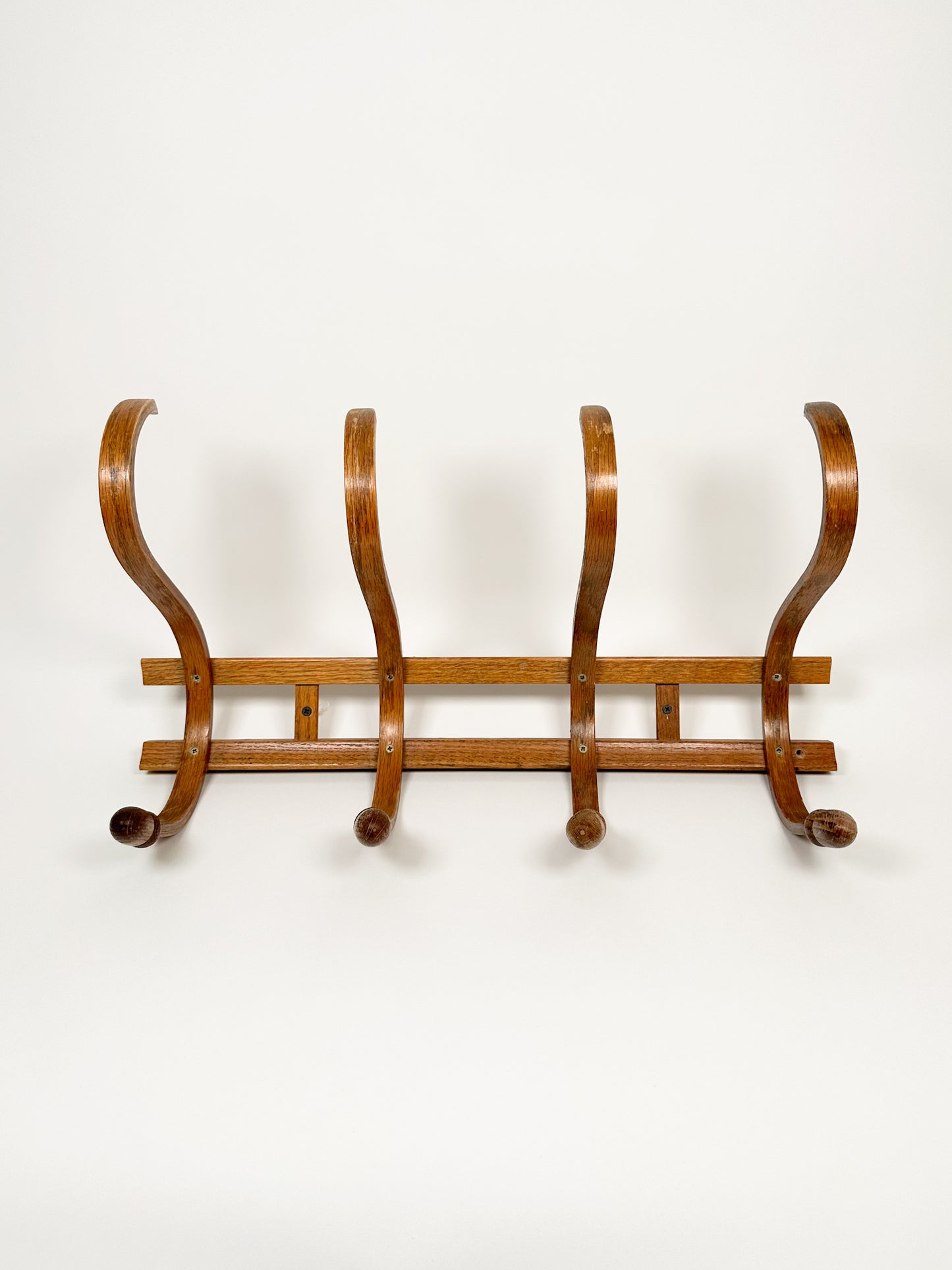 Vintage Bentwood Wall Hook Rack