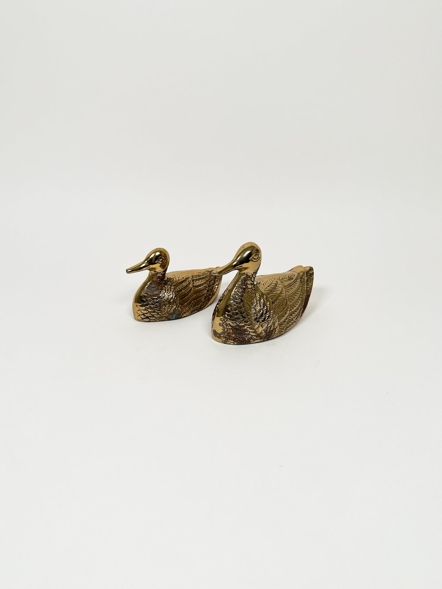 Petite Brass Ducks