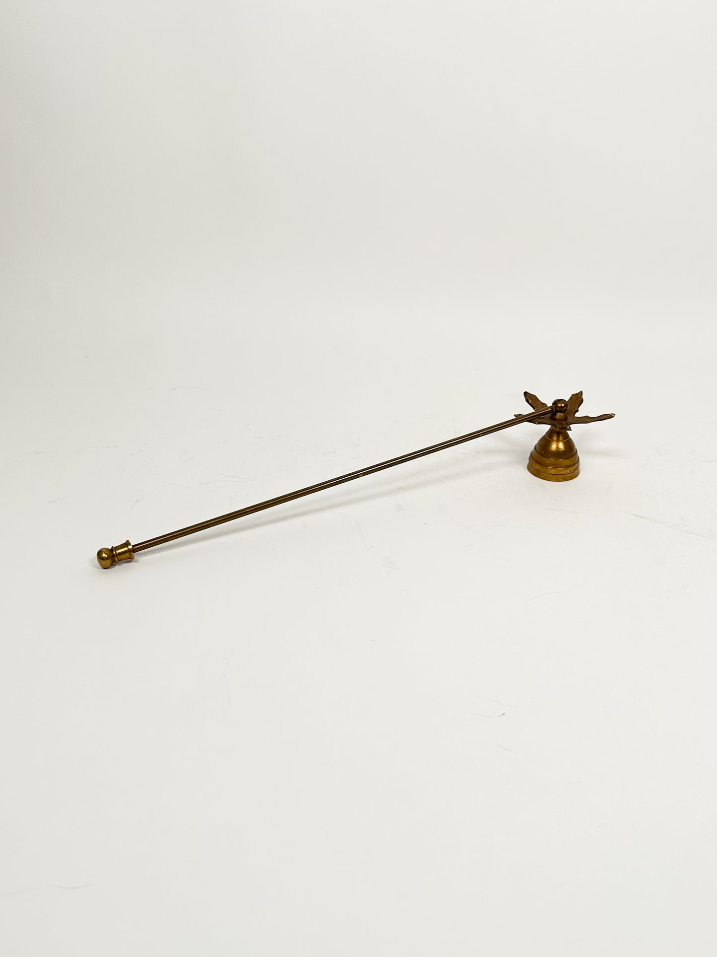Brass Holly Candle Snuffer