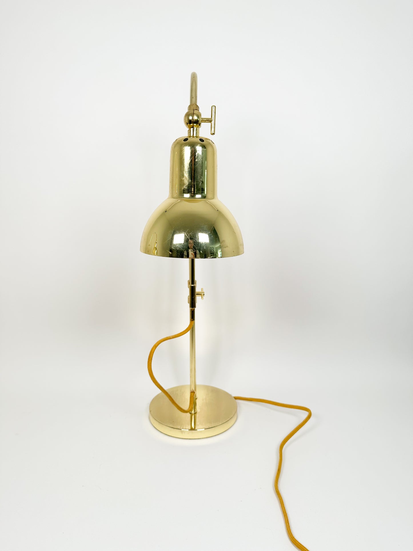 Large Gold Lamp Set