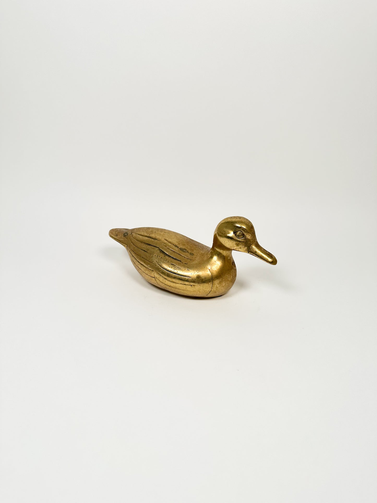 Vintage Brass Duck