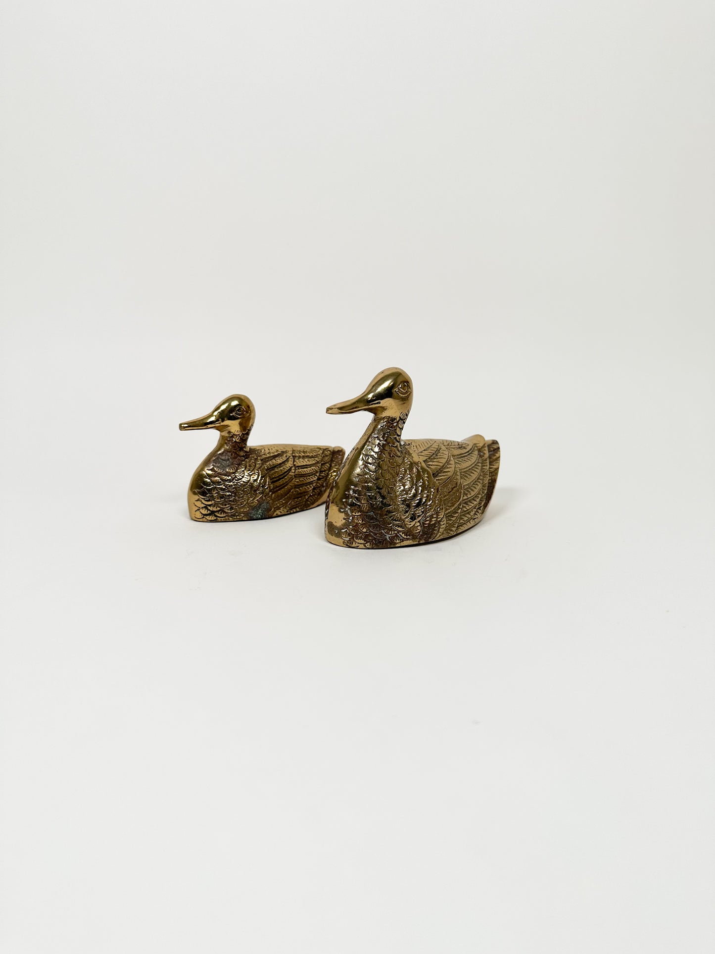 Petite Brass Ducks