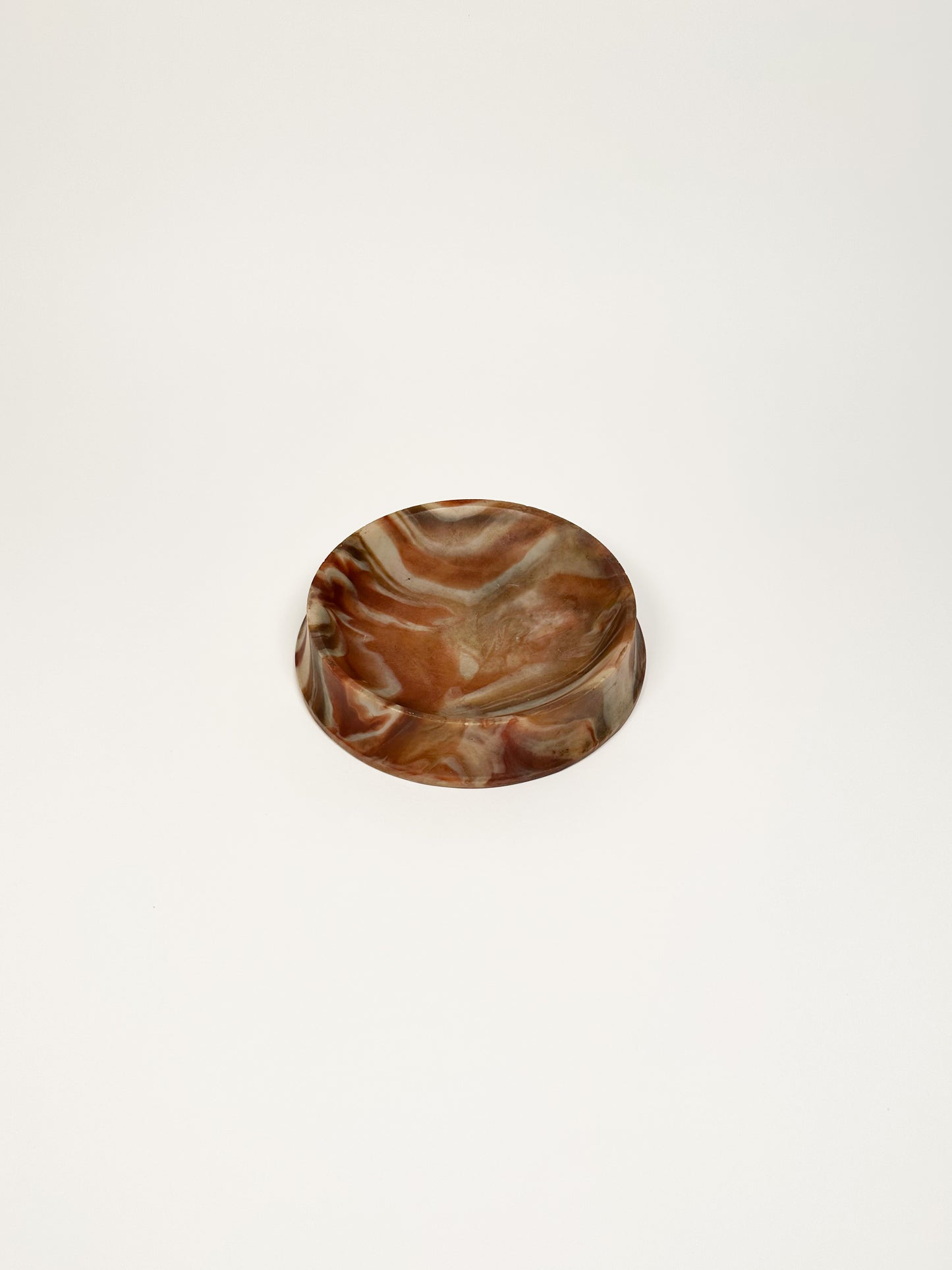 Round Incolay Stone Tray