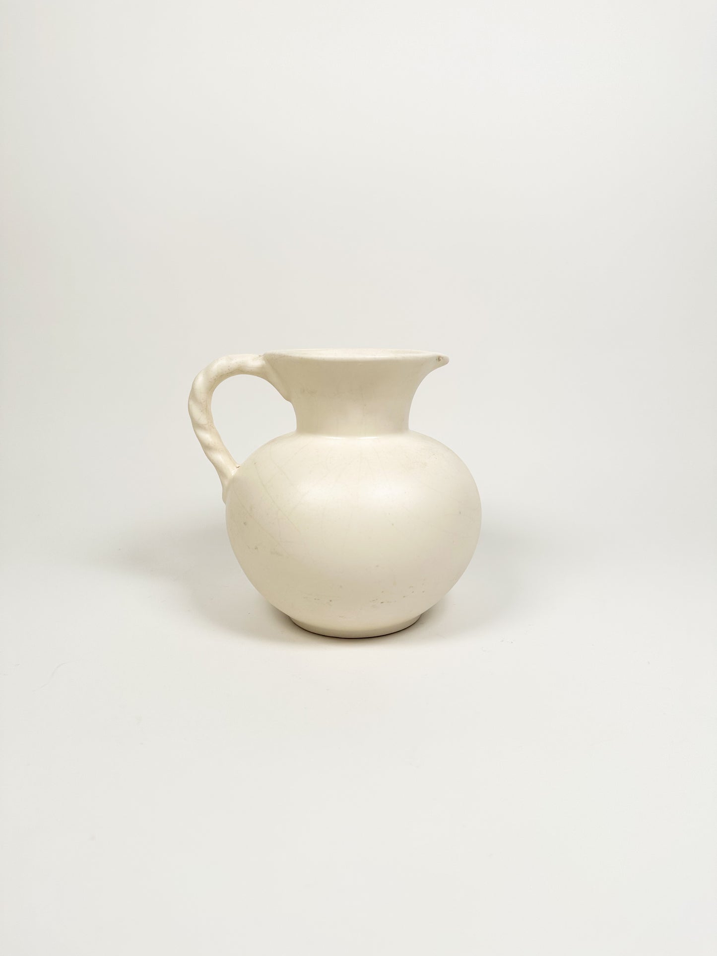 Petite White Pitcher