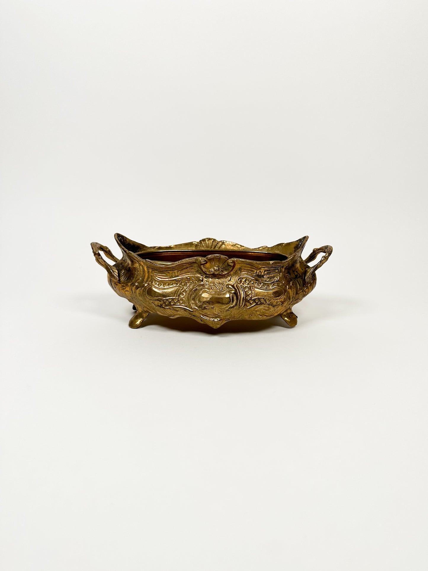 Vintage Brass Jardiniere