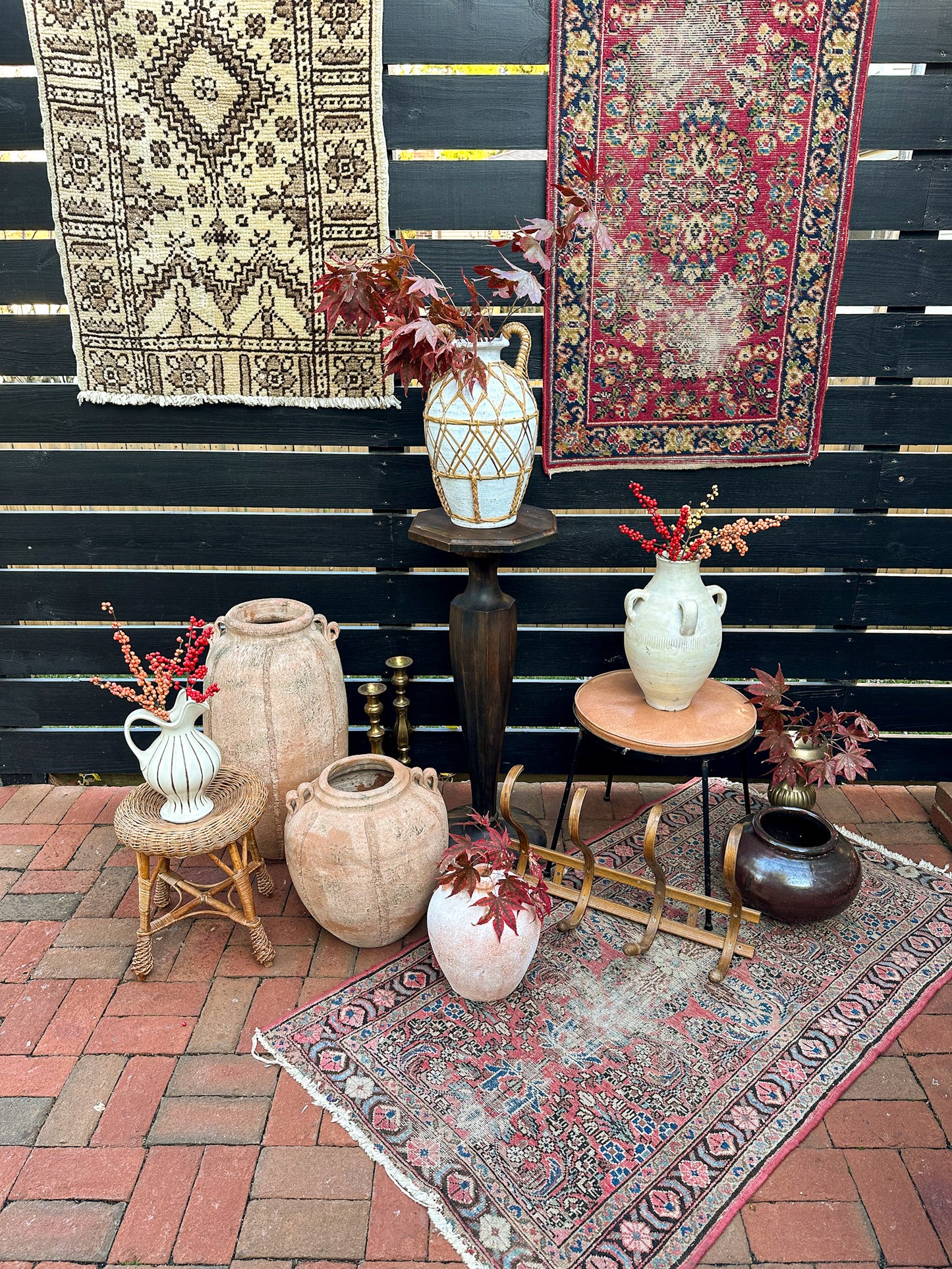 Large Terracotta Handled Vessels