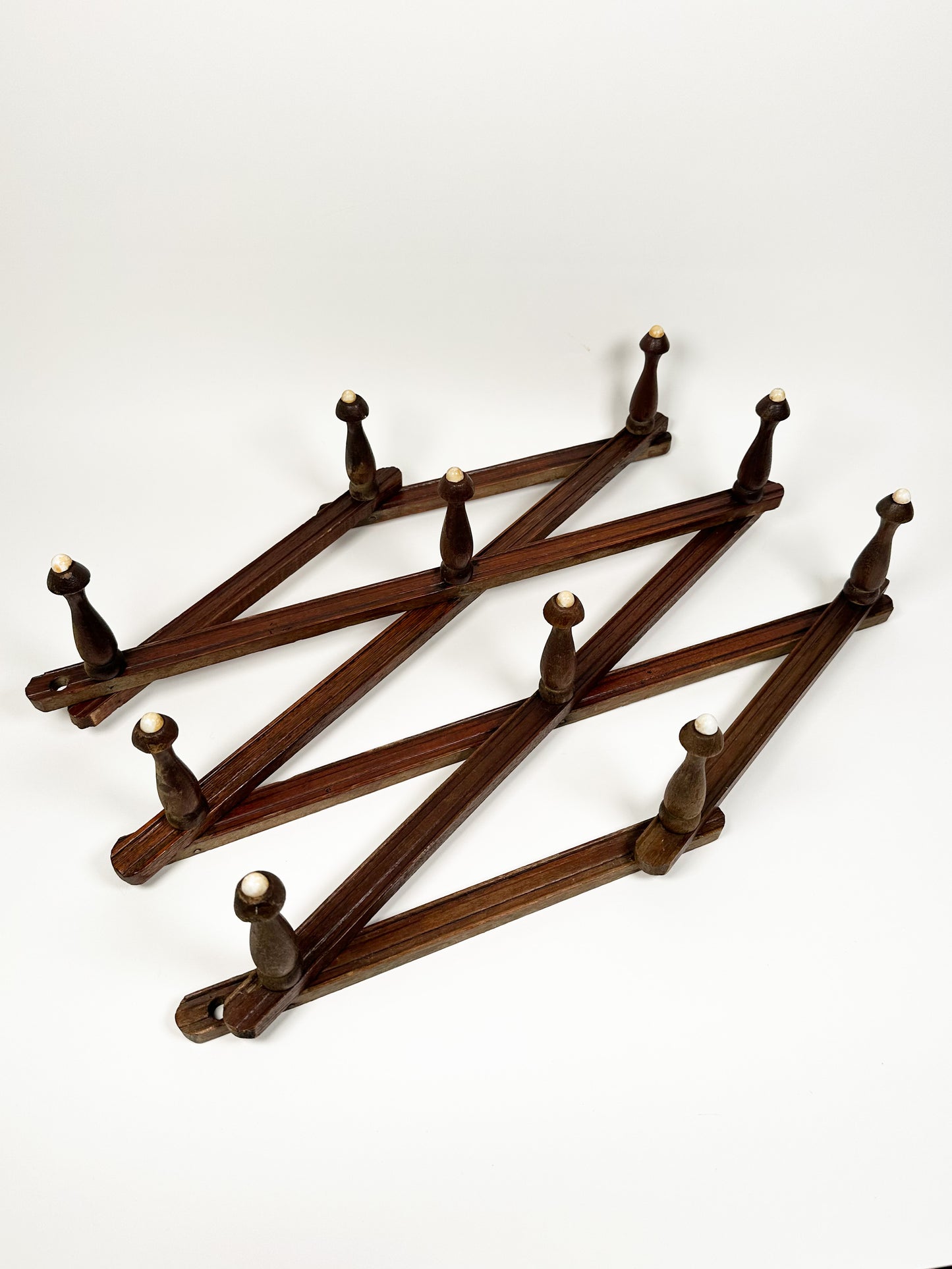 Large Wood Accordion Rack