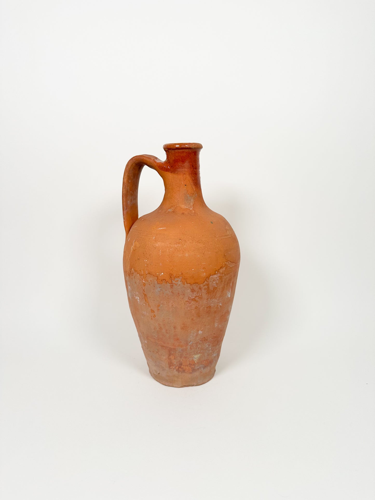 Antique Clay Handled Vessel