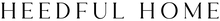Heedful Home logo