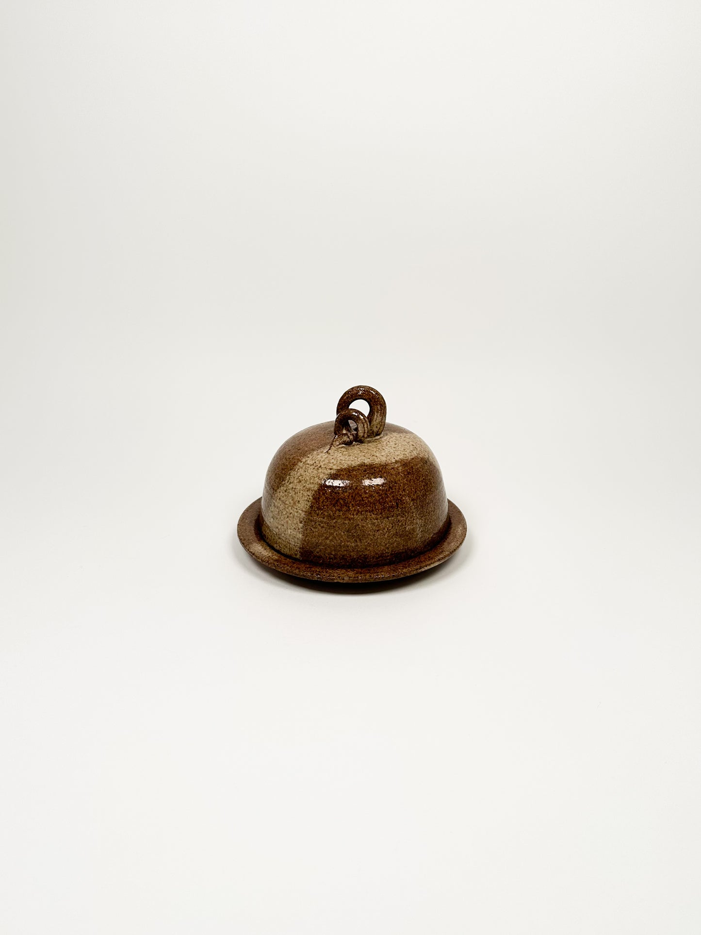 Handmade Ceramic Butter Dish with Lid