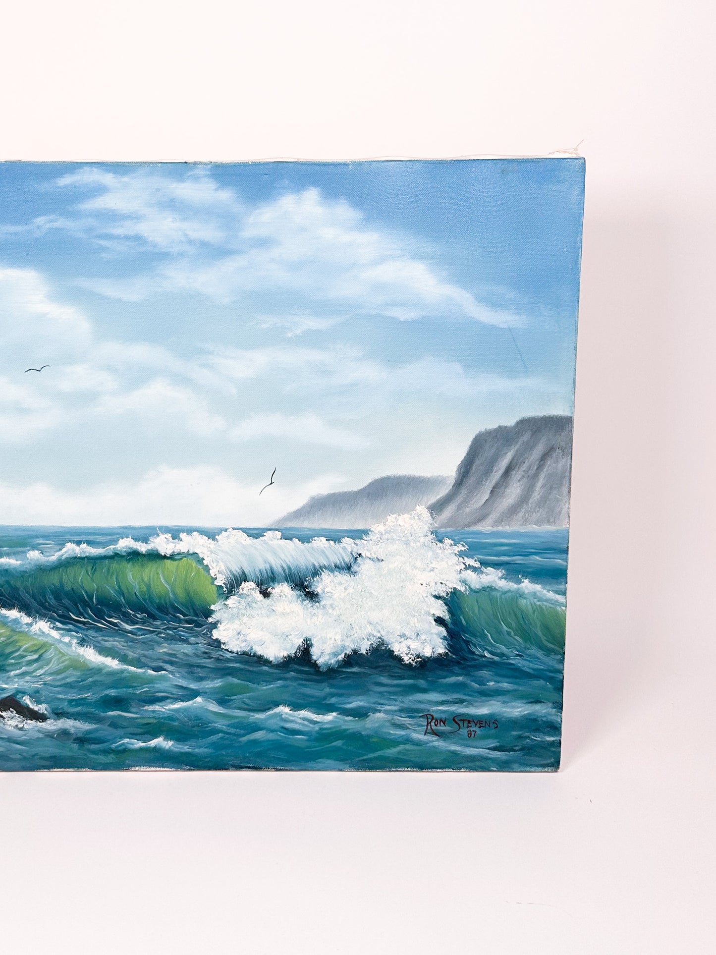 Unframed Seascape Painting