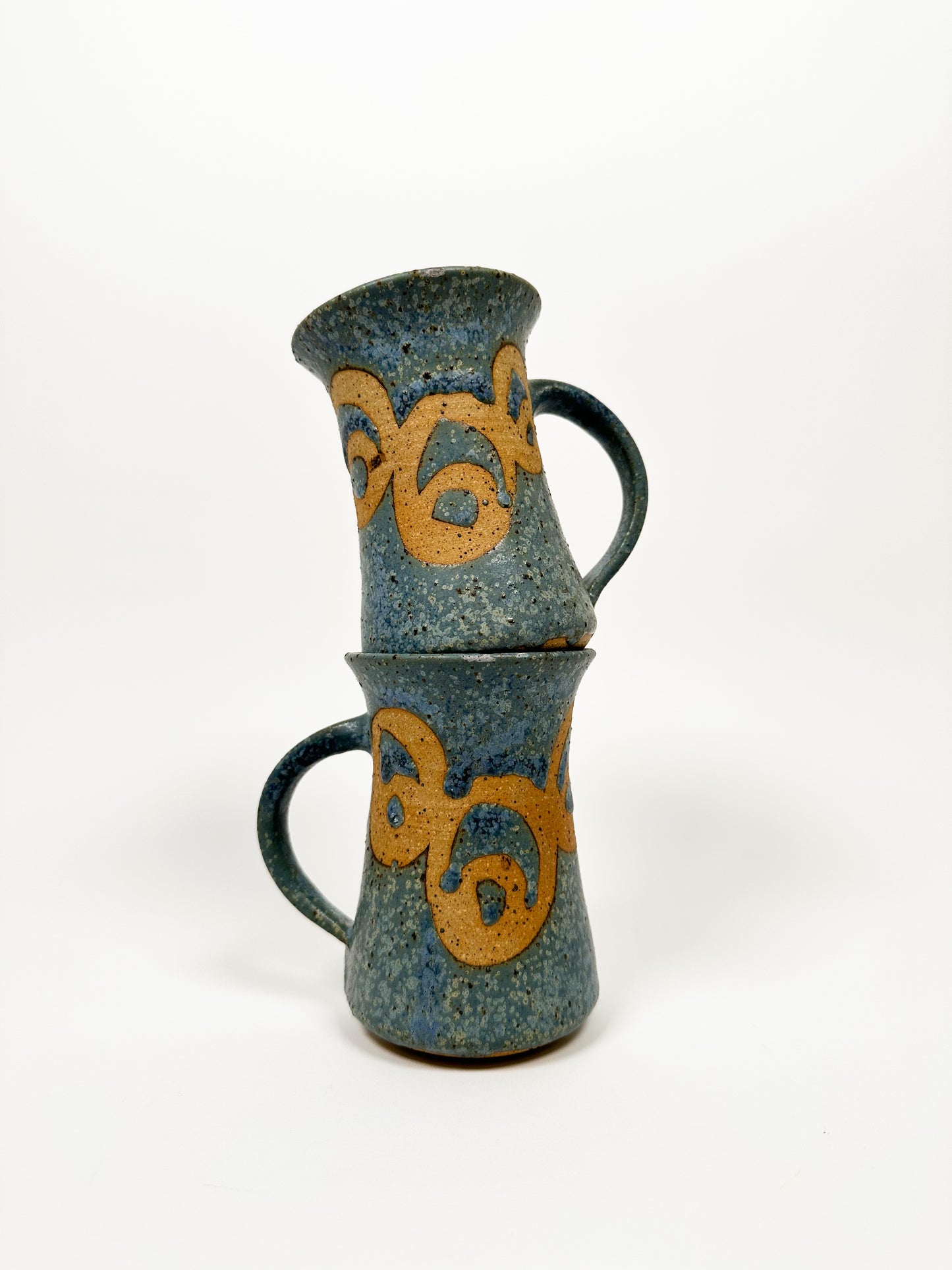 Blue Handmade Mug Set